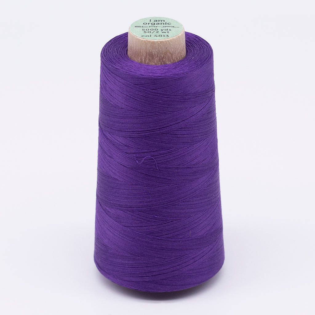 Scanfil Organic cotton Naaigaren 4572m/5000yd (houten cone) - 4813