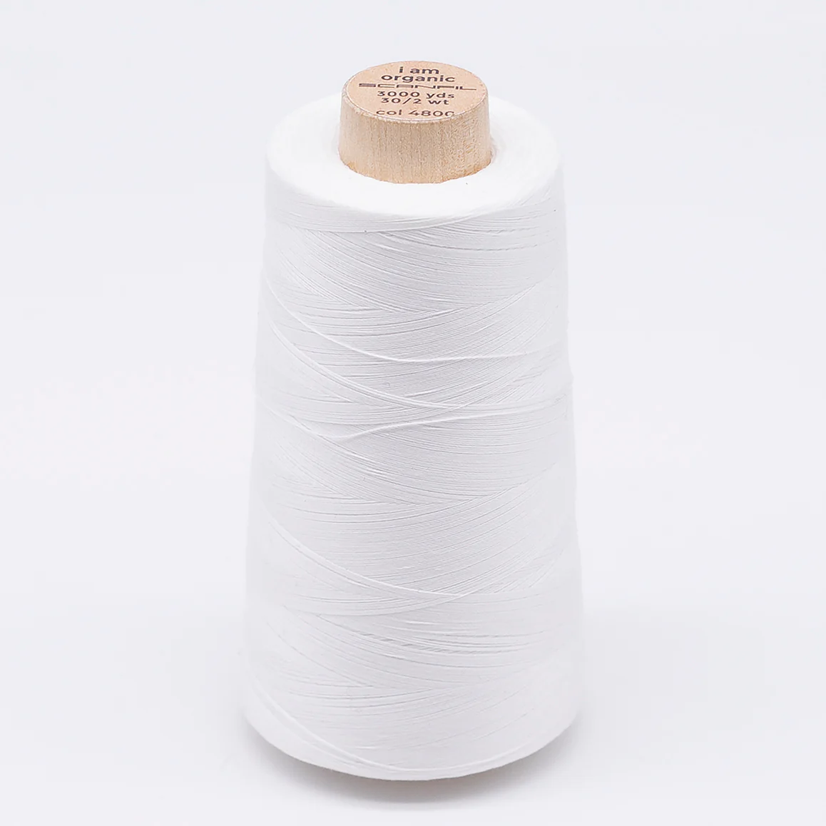 Scanfil Organic cotton Naaigaren 2743m/3000yd (houten cone) - 4800