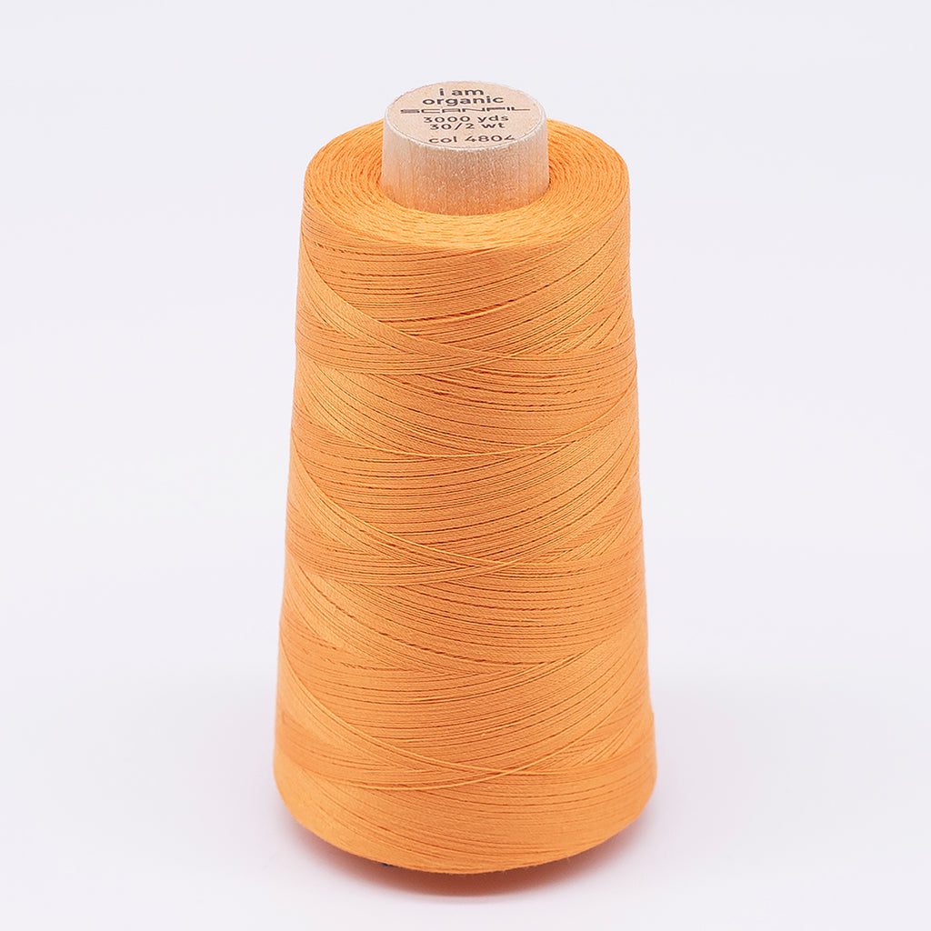 Scanfil Organic cotton Naaigaren 2743m/3000yd (houten cone) - 4804