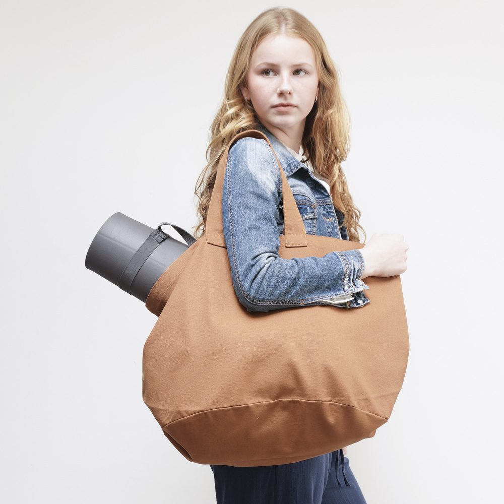 Bo Weevil Beach bag - camel - heavy canvas - 60x38cm - 911088 - Image 2