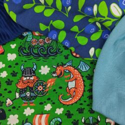 Alternative view of Hazeltjes Vikings Green, organic jersey