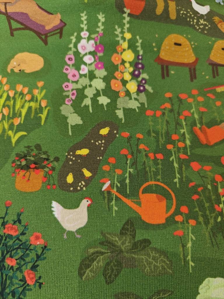 Hazeltjes Naked Gardening, organic jersey - Image 3