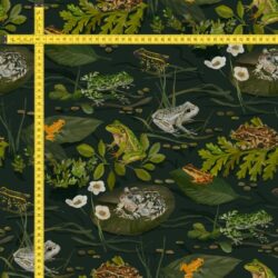 Alternative view of Hazeltjes Endangered Frogs, organic jersey