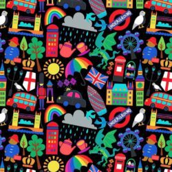 Hazeltjes London Baby (Black),  organic jersey