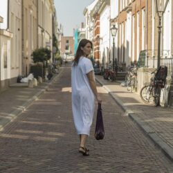 Alternative view of Bo Weevil Net bag without label with short handles - black - GOTS -  901202