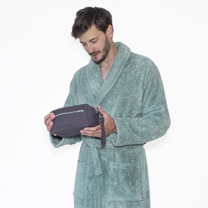 Bo Weevil Rectangular toiletry bag M - anthracite - 929017 - Image 4